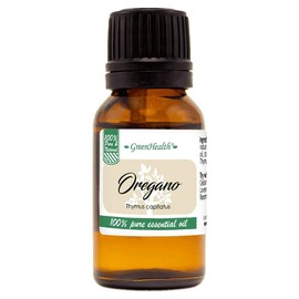 Oregano – 1/2 fl oz (15 ml) Glass Bottle – 100% Pure Essential Oil – GreenHealth