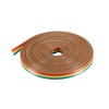 DMiotech 1 Pack 6 Pins IDC Flat Ribbon Rainbow Cable