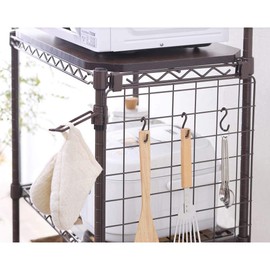 Iris Ohyama CMM-2R Rack, Metal Rack, Parts, Color Metal Rack, Connector, Brown, Width 0.6 x Depth 0.9 x Height 1.4 inches (1.6 x 2.3 x 3.5 cm), Steel Rack, Stylish