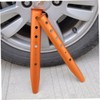KOMBIUDA 6pcs U-Shaped Aluminum Tent Stakes for Snow and Beach