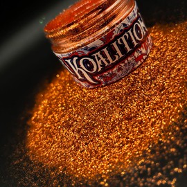 KOLOR KOALITION Automotive Metal Flake 4oz (24 Carrot Orange)