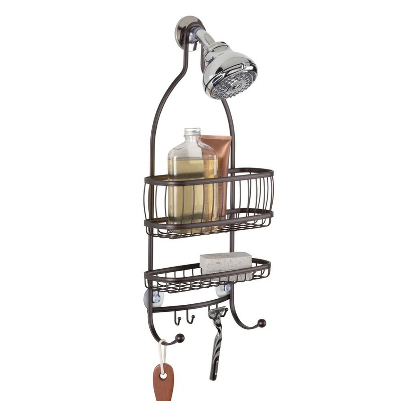 iDesign 61971 York Lyra Hanging Shower Organizer - 10" x