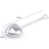 10Pcs Tea Filter, Heart Shape Tea Infuser Strainer, Reusable Stainless