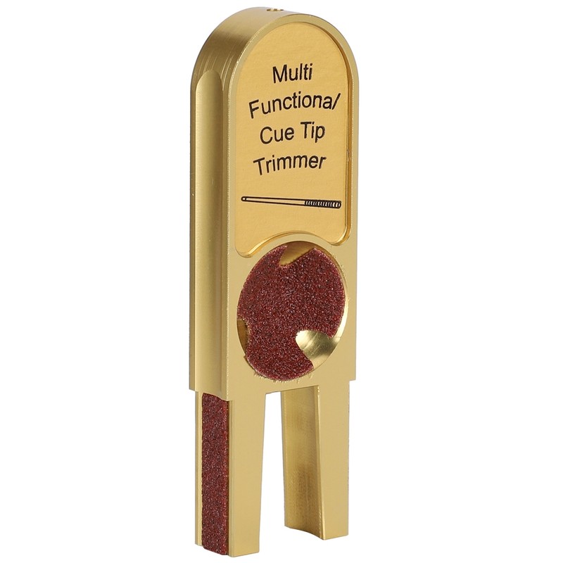 Aluminium Alloy Multifunction Gold U shape Billiards Pool Cue Tip