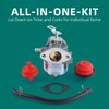 Carburetor Compatible with Tecumseh 632334A 632234, HM70 HM80 HMSK80 HMSK90