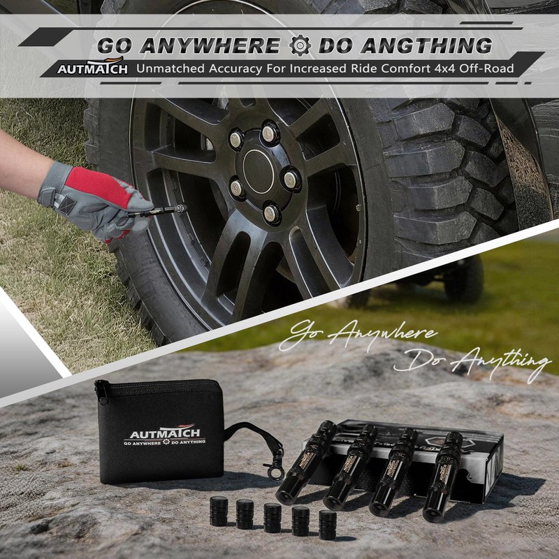 AUTMATCH Adjustable Tire Deflator Valve Kit (10-30PSI) - Tire Air
