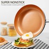 MICHELANGELO Frying Pan with Lid, Nonstick 8 Inch Frying Pan