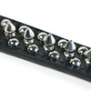 CoreLife Spiked Dog Collar / Cat Collar, Studded Vegan Leather