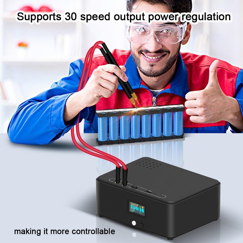 DO-03 Handheld LCD Display Power Adjustable Spots Welding Machine 0.3mm