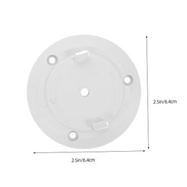 CAXUSD 20pcs Camera Mounting Plate Sturdy Wall Mount Base for Security Cameras Easy Installation Compact Design Indoor Outdoor Use Minimalist Style