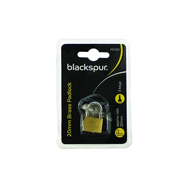 Blackspur BB-PD100 Brass Padlock