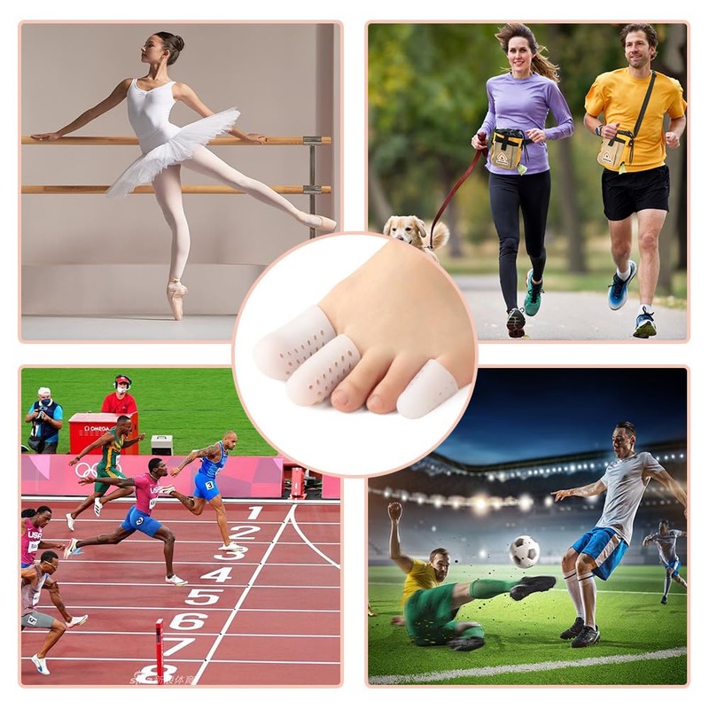 HYILUFEI 外反母趾 サポーター 足指広げる 小趾サポーター シリコン素材 通気性 パカッと広げる 水洗い可能 男女