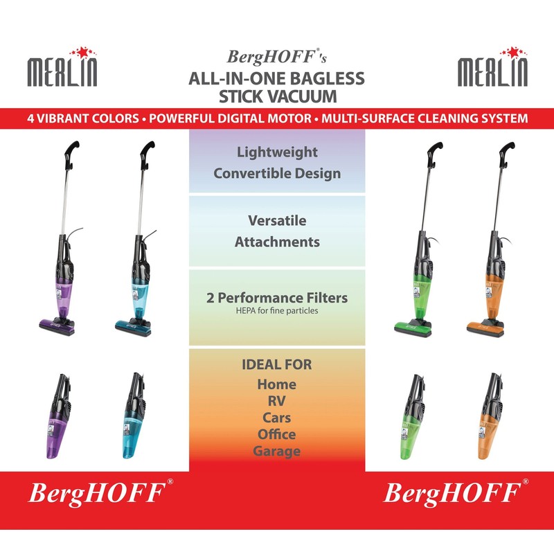 BergHOFF's Arnica Merlin Replacement Filter for All-in-ONE Vacuum Cleaner, Now