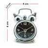 TFA Dostmann Analoger Mini-Nostalgie Metall Wecker, 60.1000.01, klein und handlich,