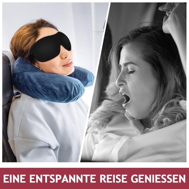 Jeffbaubl Pack of 8 3D Eye Masks for Sleeping, Sleeping