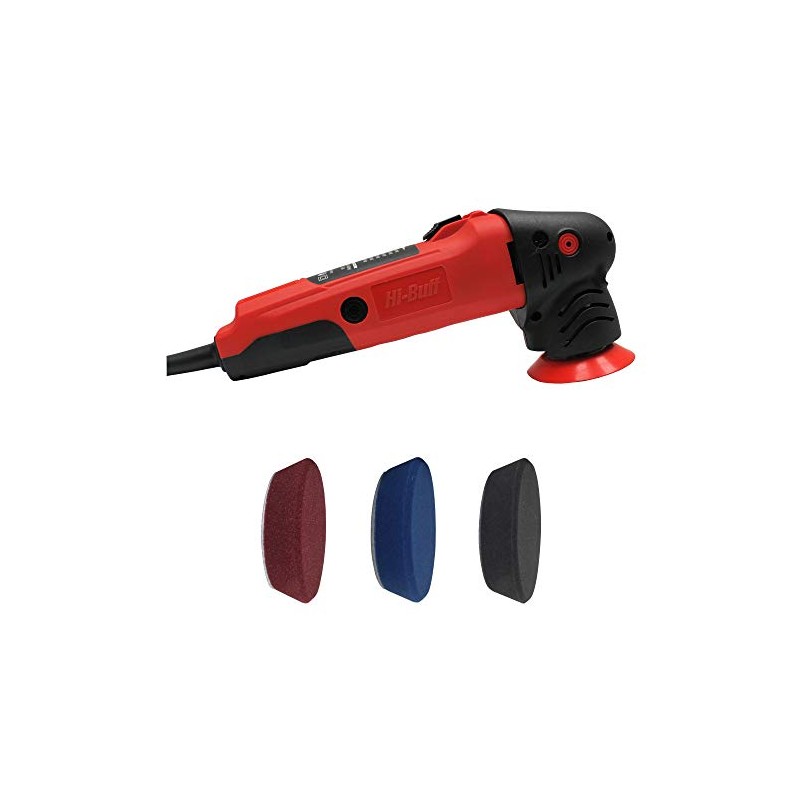 HI-BUFF Mini Dual Action Polisher (Starter Kit with 3 Buffing