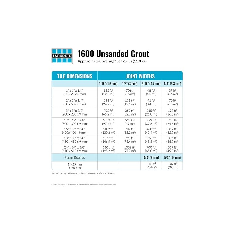 LATICRETE 1600 UNSANDED Grout #88 Silver Shadow 8LB