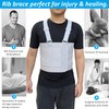 Rib Injury Chest Binder Brace for Cracked Ribs - Elastic