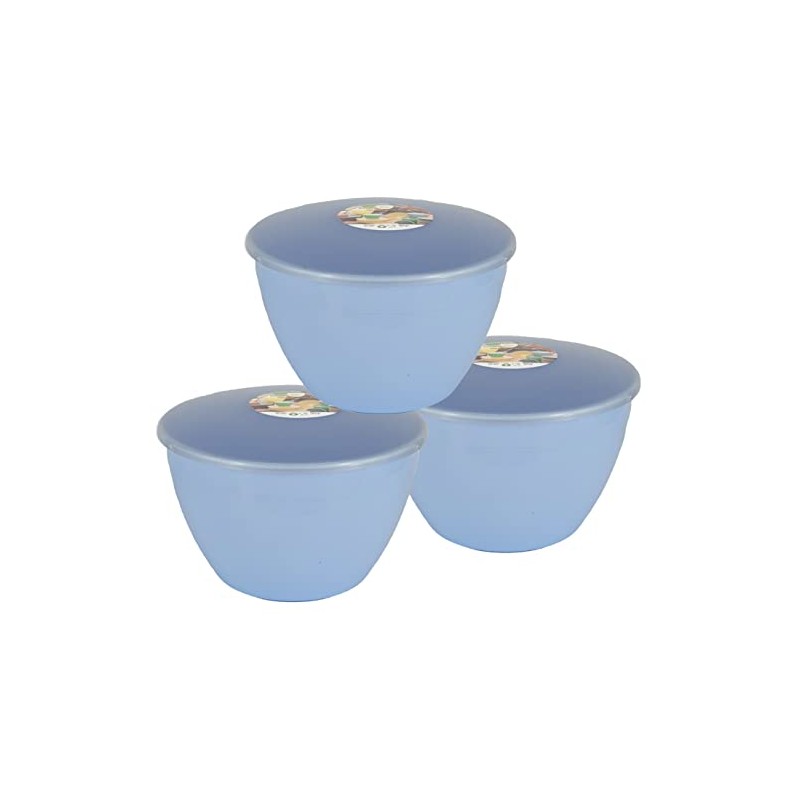 Just Pudding Basins Pastel Sky Blue Plastic Pudding Basin and