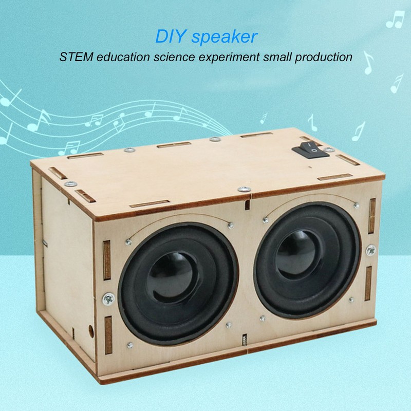 DIY Bluetooth Speaker Kit Stereo Surround Non Toxic Composite Wood