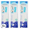 Partner_Reference Global T&T Self Eyebrow Razor 6pcs Blue + White