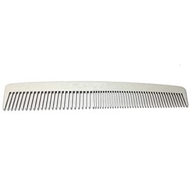 Swedish Crown Pocket Comb Aluminium Comb 13 cm (Antistatic) Metal Comb Fine + Wide Tooth Beard Comb Men's Comb in Salon Design (2205 A)