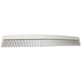 Swedish Crown Pocket Comb Aluminium Comb 13 cm (Antistatic) Metal Comb Fine + Wide Tooth Beard Comb Men's Comb in Salon Design (2205 A)