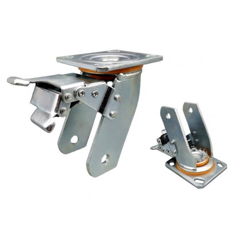 6 Inch Caster Bracket Heavy Duty Strong Load Bearing Rotatable
