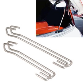 Car Door Stopper, Rear Gate Back Door, Half Opening, Rear Gate Brake, Set of 4, 7.1 inches (18 cm), 9.1 inches (23 cm), Keeps Overnight in Car, Ventilation, Securing Back Doors, Metal Painting Tools