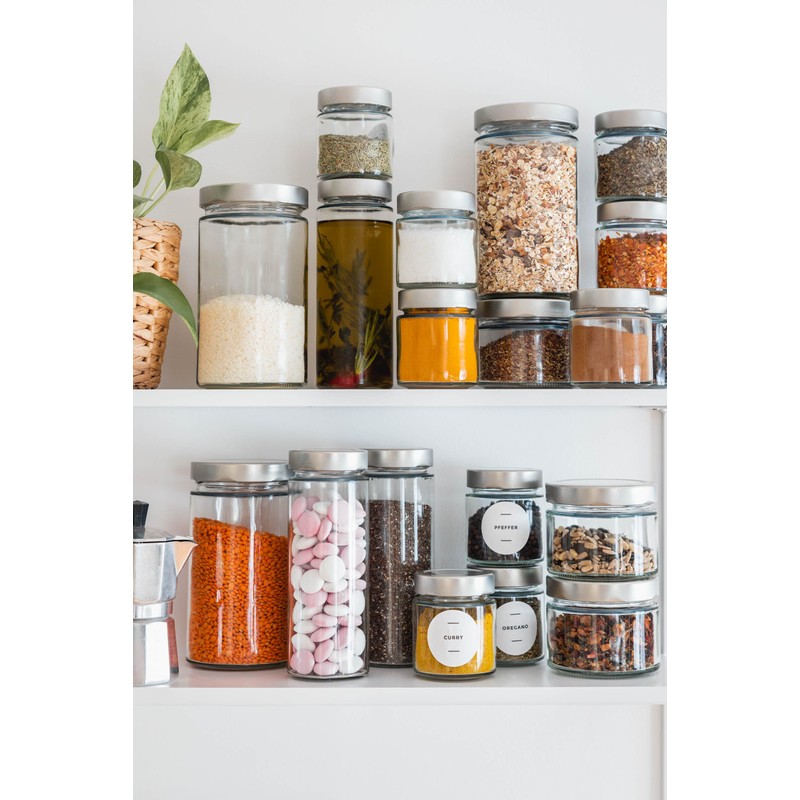 PUREGANIC 16 x Deep Twist Off Lids for Screw Jars