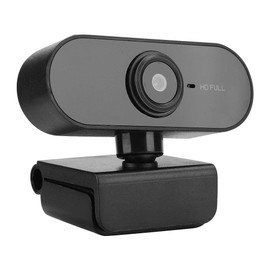 Webcam, 360 Degree Rotation 1080P Webcam For Pc Camera For Pc USB Connected for Notebook PC Desktop Video Conference