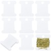 SUNNYCLUE 1 Box 100Pcs Embroidery Floss Bobbins Embroidery Floss Organizer