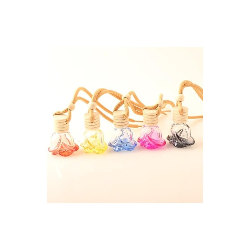 VIMVIP Crystal Perfume Bottles Empty Rose Glass Bottle Refillable Perfume