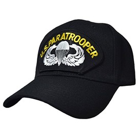 US Paratrooper Ball Cap Black