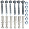 Inbrackets Value M8 x 50mm Masonry Brick Wall Fixing Screw