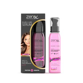 Zenix Keratin Protein Hair Serum 130 ml for Anti-Frizz Treatment of Dry, Brittle & Damaged Hair I Hair Care Keratin Hair Treatment I Hair Oil Treatment | Shine & Smoothness