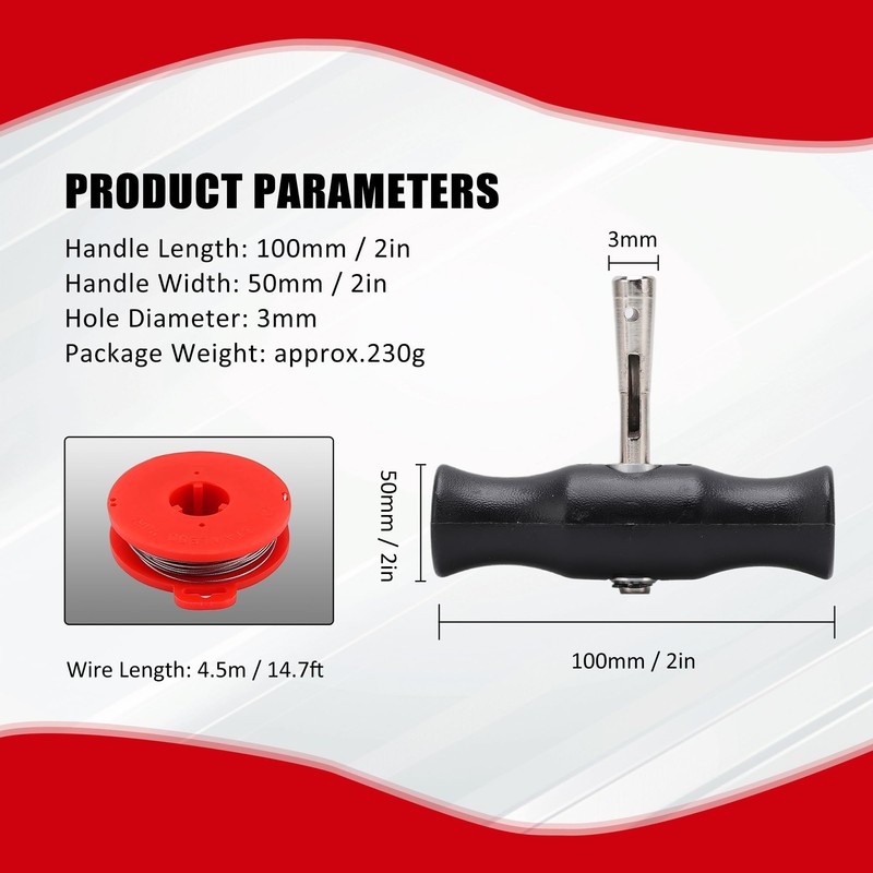 Acouto Windshield Removal Tool - Windshield Wire Cut Out Tool