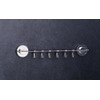 GEEKHOM Hook Rack for Kitchen, Kitchen Holder No Drilling with