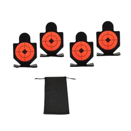 Airsoft Shooting Target Shooting Practice Storage Bag Set Game Target Gun Sponge Gun (Mantarget Steel)