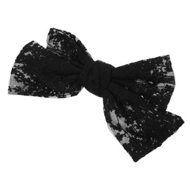 BIUDECO Cute Lace Bow Hair Clip Women Girls Ties French Bow Clip for Bridal Valentine's Day Accessory