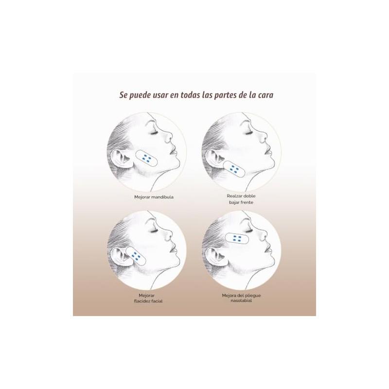 Cinta de elevación facial, cinta de elevación facial invisible 120