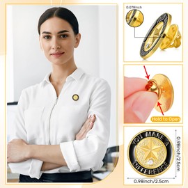 150 Pcs Employee of The Month Gifts Bulk Years of Service You Make a Difference Pin Volunteer Lapel Enamel Pins Bulk for Staff Team Nurse Teacher Coworkers Award
