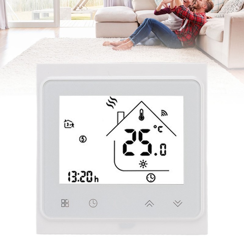 Intelligent Thermostat Mobile App Voice Control Electric Heating Thermostat Remote