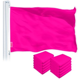 UD_Solid Magenta Color Flag 3x5 Ft 10-Pack Printed 150D Polyester By G128