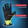 JORESTECH High Vis Safety Touch Screen Technology Multipurpose Work Gloves
