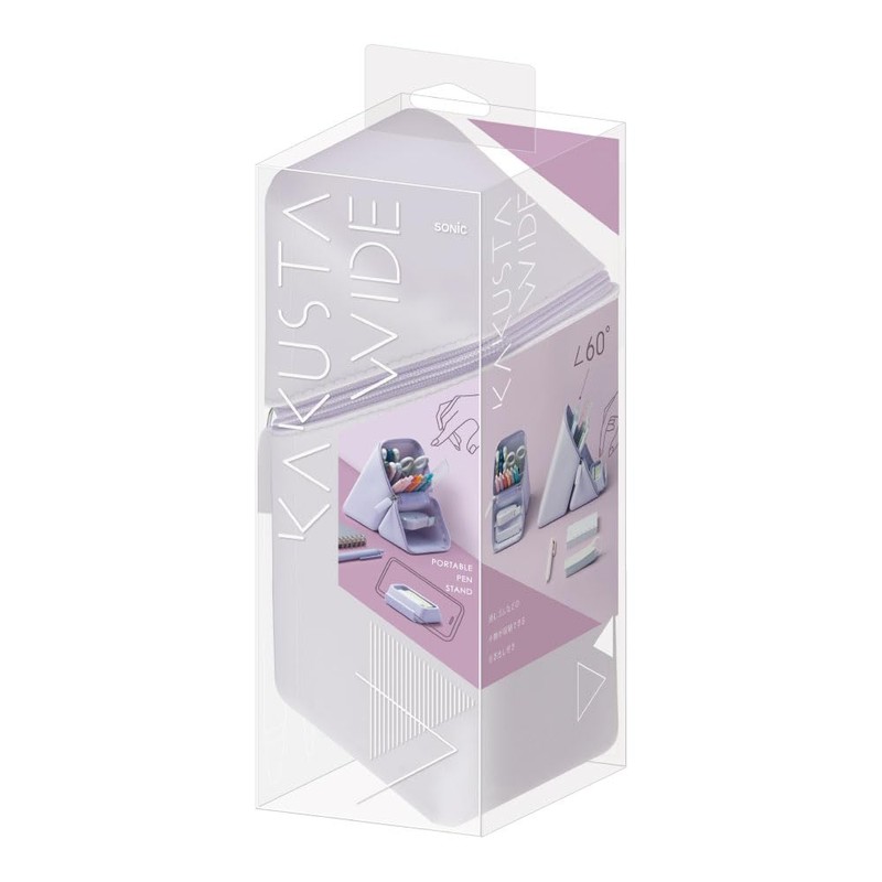 Sonic Pen Case Cakusta Portable Pen Holder Wide with Drawer,