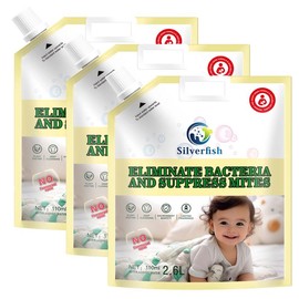 Laundry Detergent Enzyme Booster Natural Antibacterial Mite Remover Long-Lasting Fragrance Gentle on Skin Clothes Removes Stains Easy store-5.74 lbs - Specification: 3 Packs (Save Great)