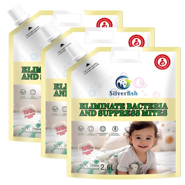 Laundry Detergent Enzyme Booster Natural Antibacterial Mite Remover Long-Lasting Fragrance