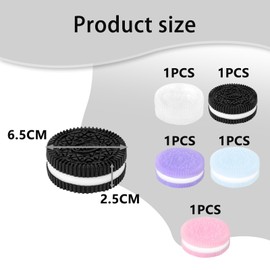 5PCS Squishy Toys, Squishy Kit, Cute Anti Stress Spielzeug, Soft Squeeze Toys Stress Relief Toy for Sensory Stimulation and Relaxation at Home School or Office Kid Purple Pink Transparent Black Blue