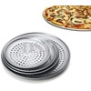 Pizza Pan 7" inch Perforated Thin Crust Aluminum Pizza Tray,